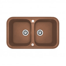 Кухонна мийка Adamant TWINS Terra-cotta