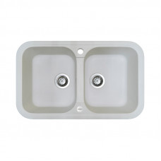 Кухонна мийка Adamant TWINS Білий