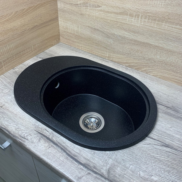 Кухонна мийка Adamant OVALE Антрацит