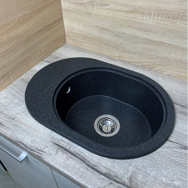 Кухонна мийка Adamant OVALE Графіт