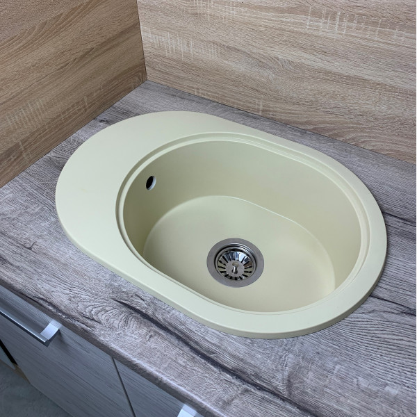 Кухонна мийка Adamant OVALE Ivory