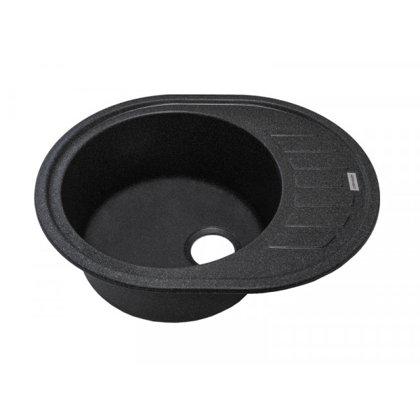 Кухонна мийка Adamant OVUM Чорний металік