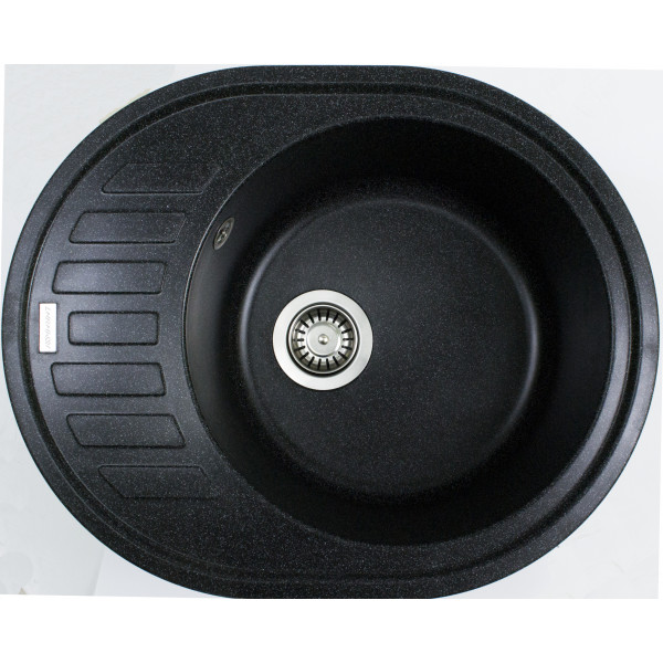 Кухонна мийка Adamant OVUM Чорний металік