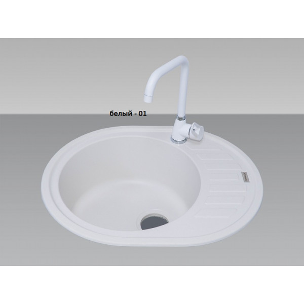 Кухонна мийка Adamant OVUM Білий