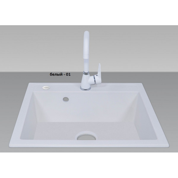 Кухонна мийка Adamant PRIZMA Білий