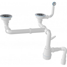 Сифон FSA-02 кухонний подвійний Adamant