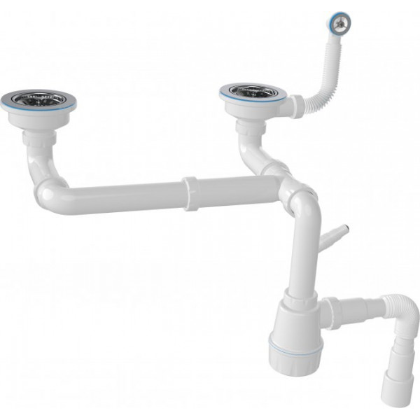 Сифон подвійний Adamant  FSA-02 Avena