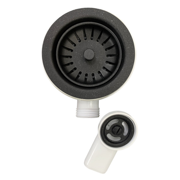 Сифон Adamant  FSA-01 Чорний металік