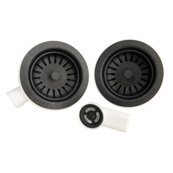 Сифон подвійний Adamant  FSA-02 Графіт