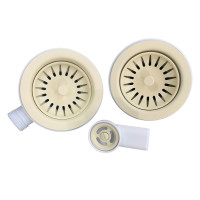 Сифон подвійний Adamant  FSA-02 Ivory