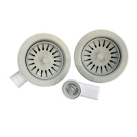 Сифон подвійний Adamant  FSA-02 Світло-сірий