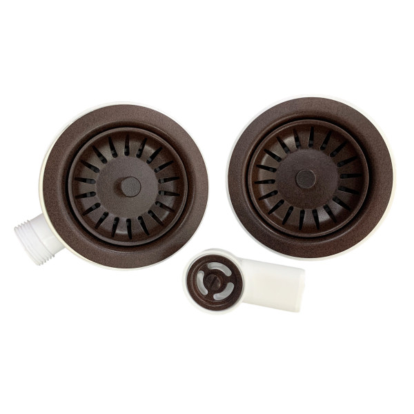 Сифон подвійний Adamant  FSA-02 Mokko