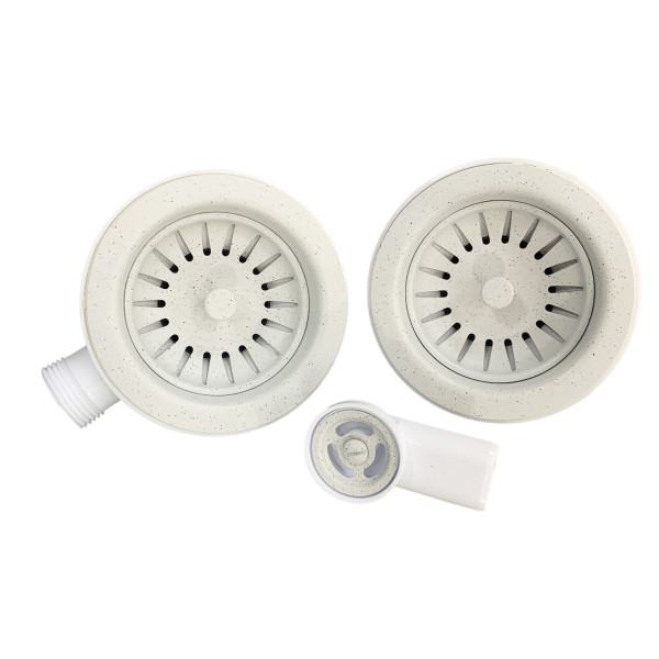 Сифон подвійний Adamant  FSA-02 Old-Stone