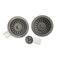 Сифон подвійний Adamant  FSA-02 Сірий