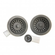 Сифон подвійний Adamant  FSA-02 Сірий