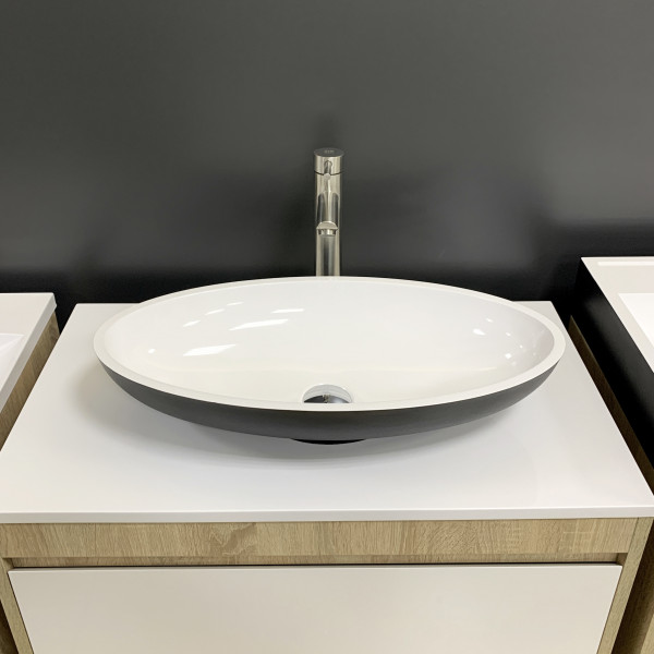 Умивальник Adamant Andere New Black\White glossy