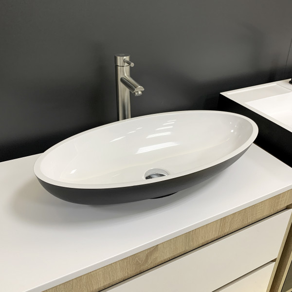 Умивальник Adamant Andere New Black\White glossy