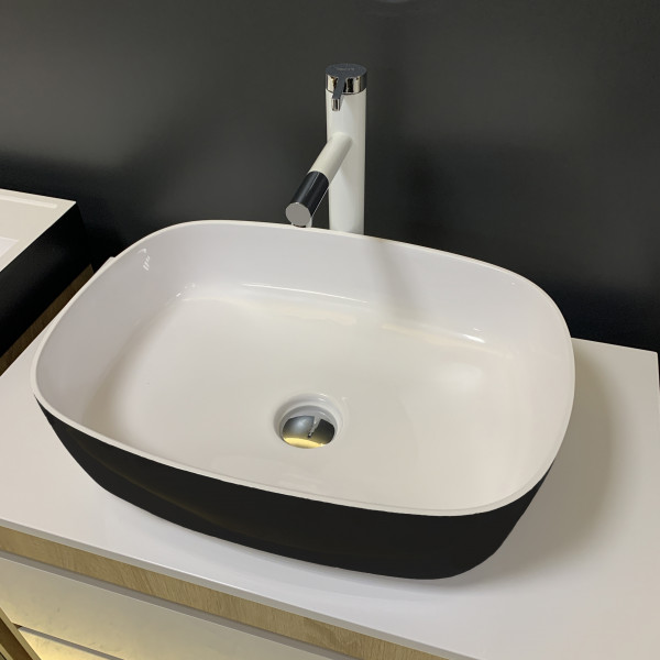 Умивальник Adamant Benevento Black\White