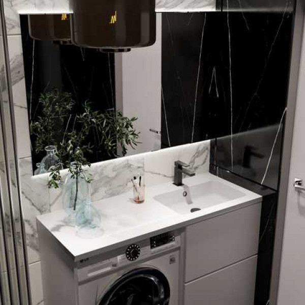 Умивальник Adamant Flat White 120 R