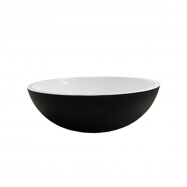 Умивальник Adamant Kreis Black\White glossy