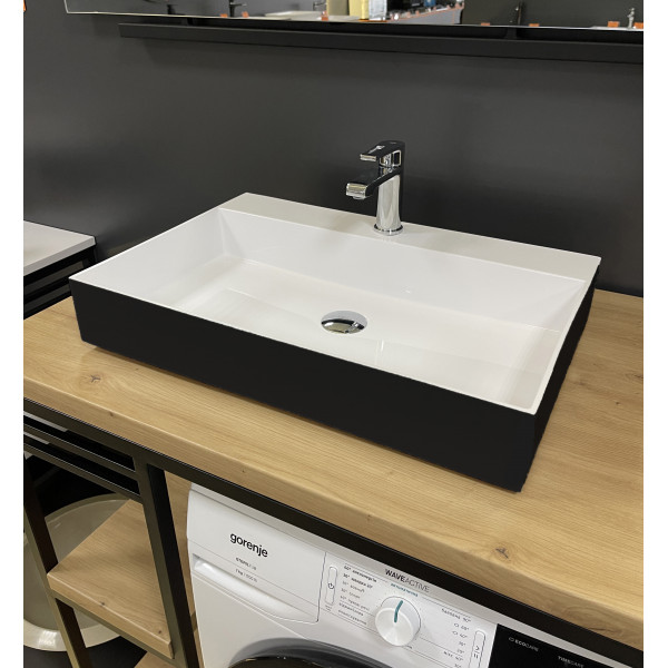 Умивальник Adamant SLENDER Black/White