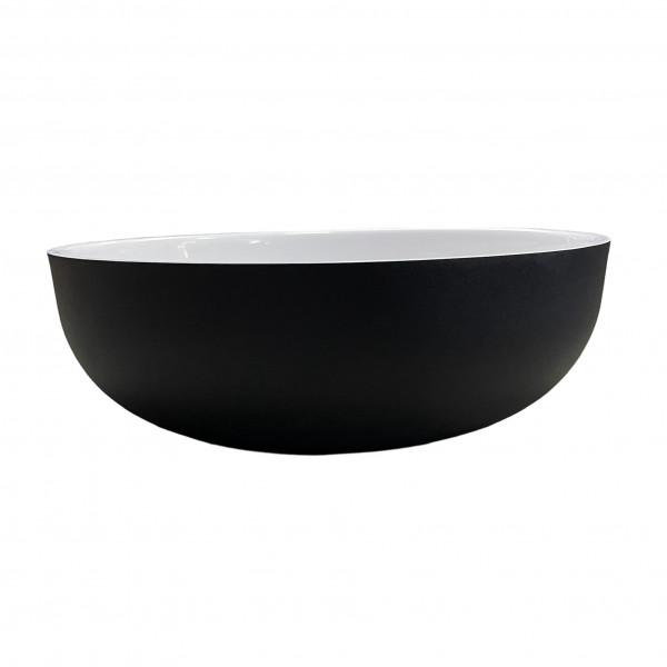 Умивальник Adamant Sunline New Black\White glossy