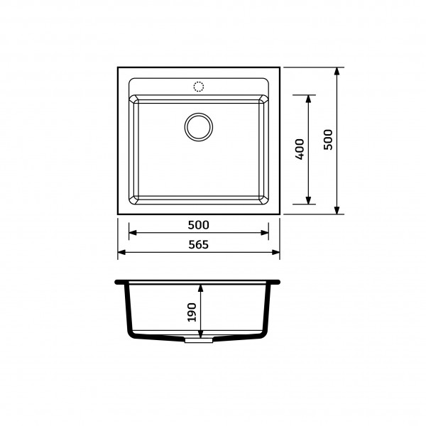 Кухонна мийка Adamant STEP Графіт
