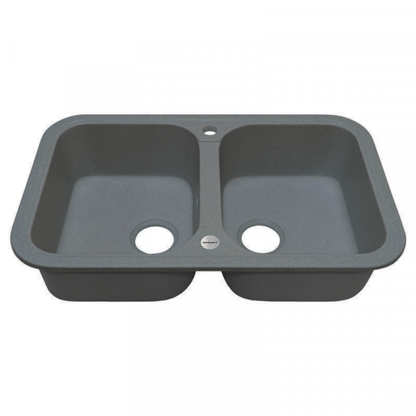 Кухонна мийка Adamant TWINS Сірий
