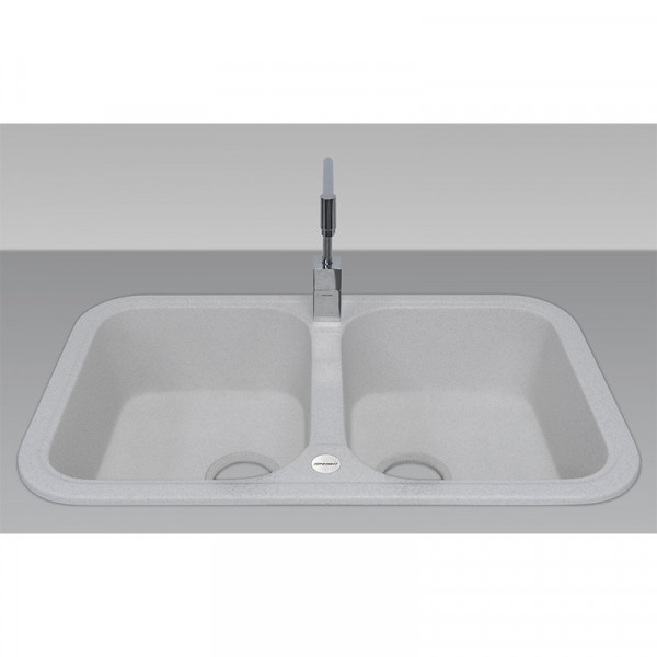 Кухонна мийка Adamant TWINS Old stone