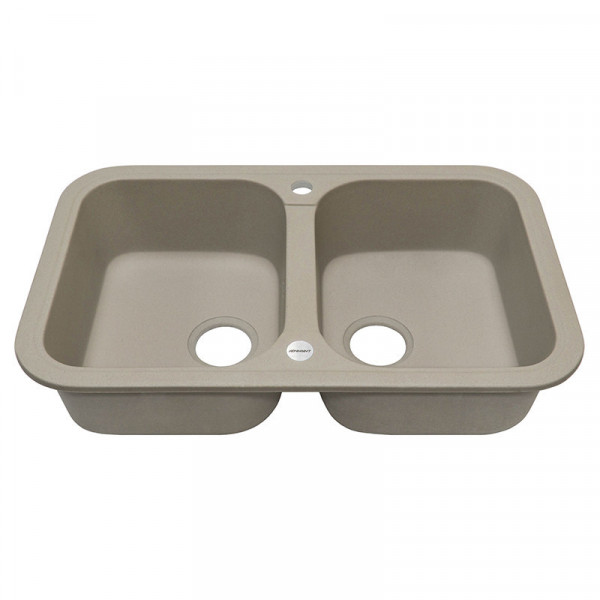 Кухонна мийка Adamant TWINS Сахара