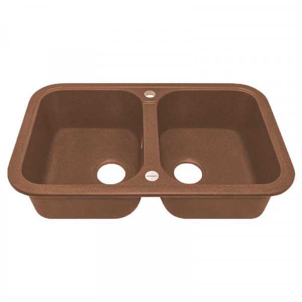 Кухонна мийка Adamant TWINS Terra-cotta