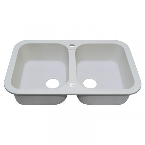 Кухонна мийка Adamant TWINS Білий